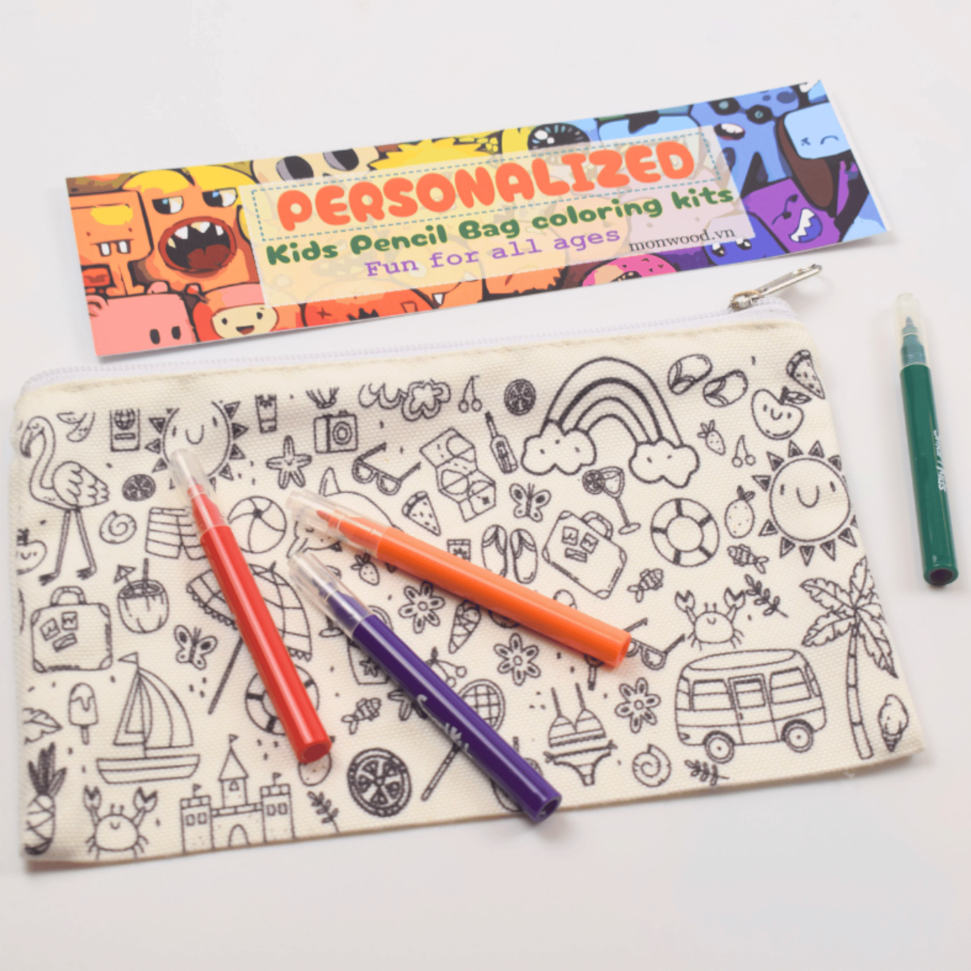 Túi Bút Tô Màu