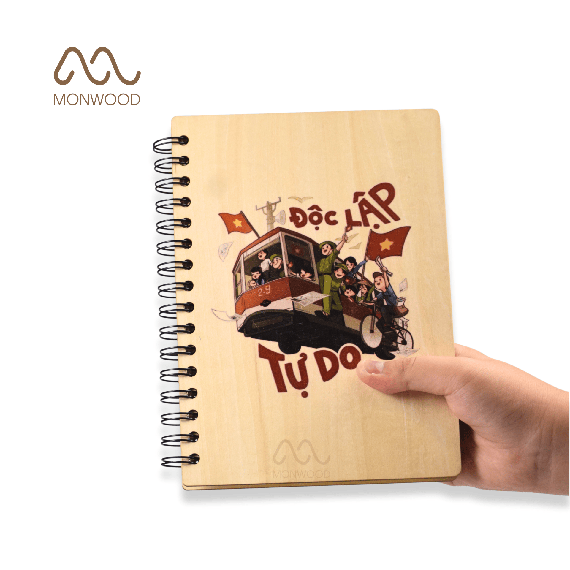 Sổ Bìa Gỗ Mapple