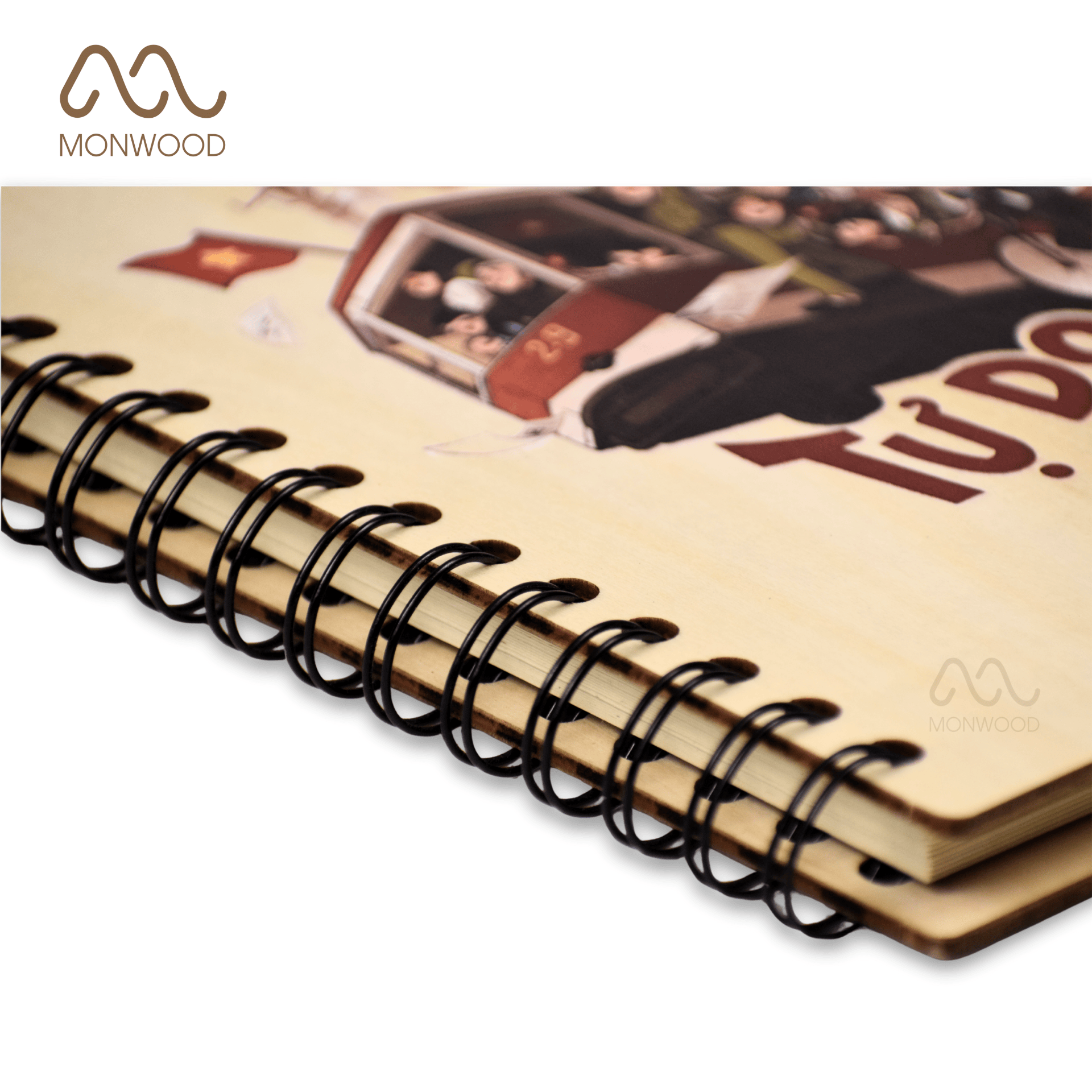 Sổ Bìa Gỗ Mapple