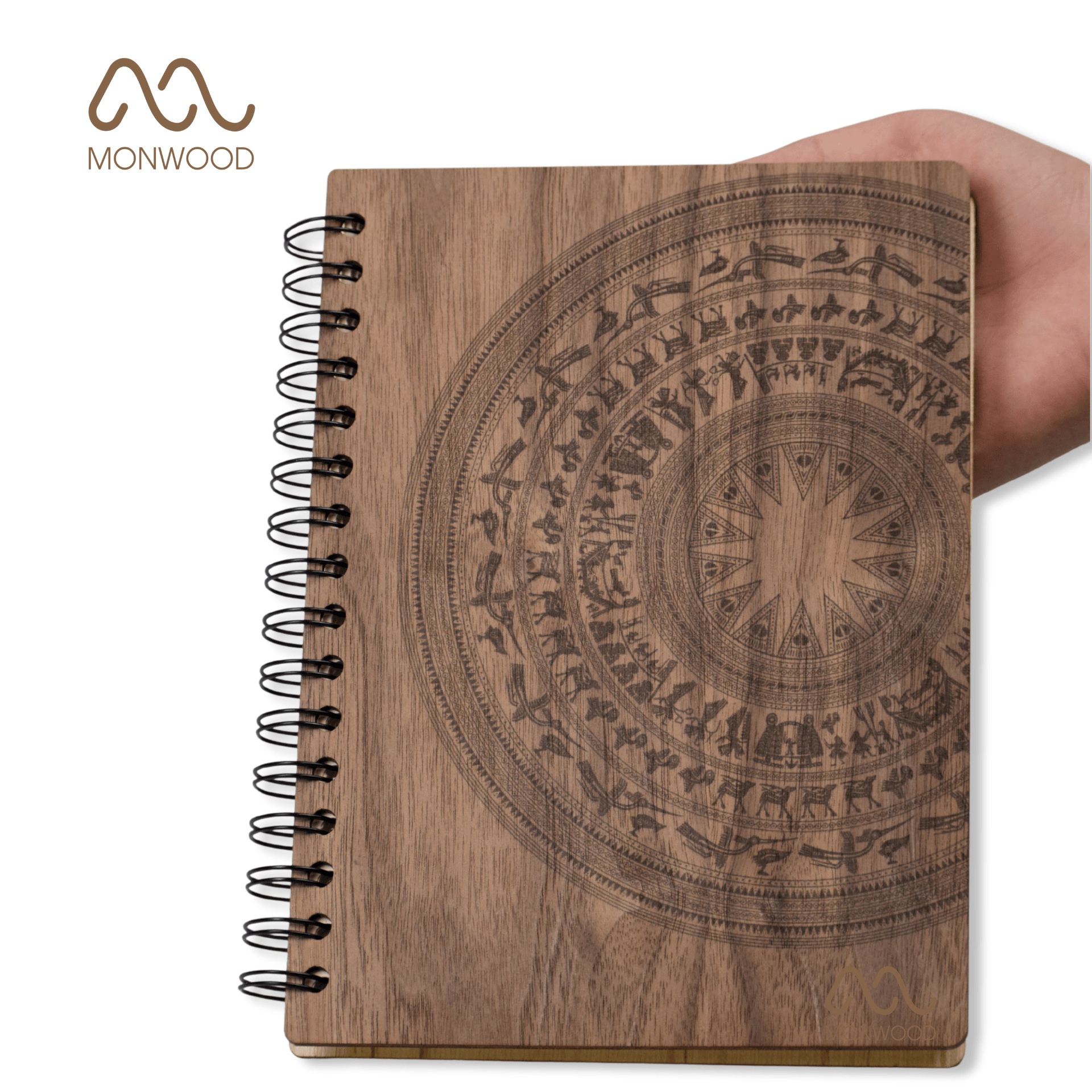 Sổ Bìa Gỗ Óc Chó